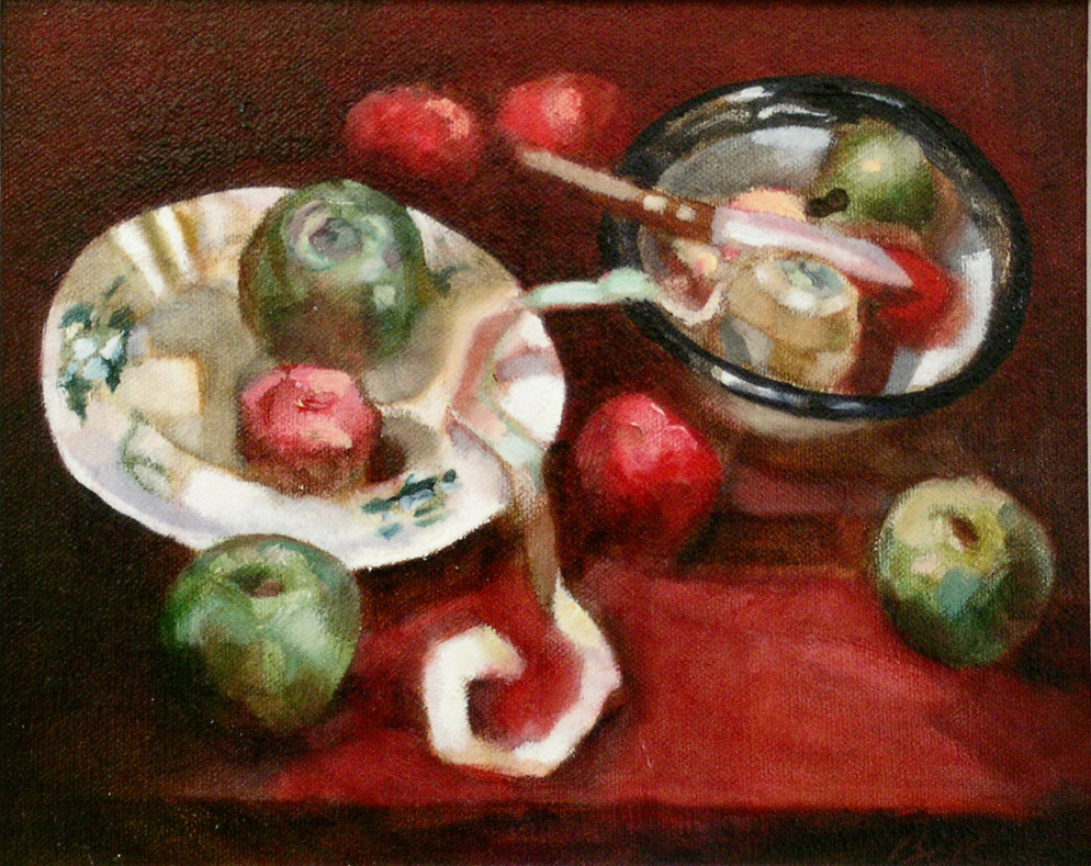2006 The fruit bowl  2 45 x 50 cm SOLD