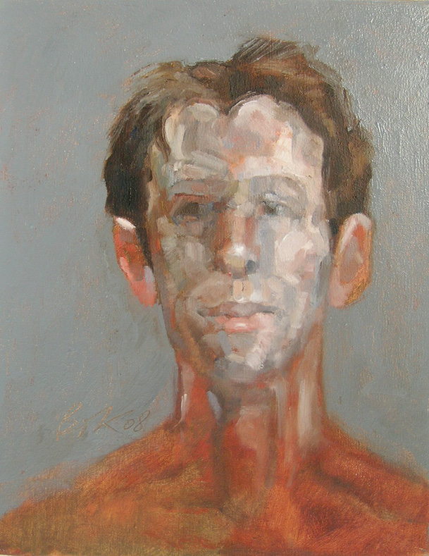 2008 Portrait study Mark30x35cmSOLD
